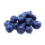a transparent gif of spinning blueberry pancakes